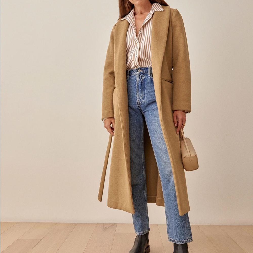 Reformation Greenwich Wool Coat (S)